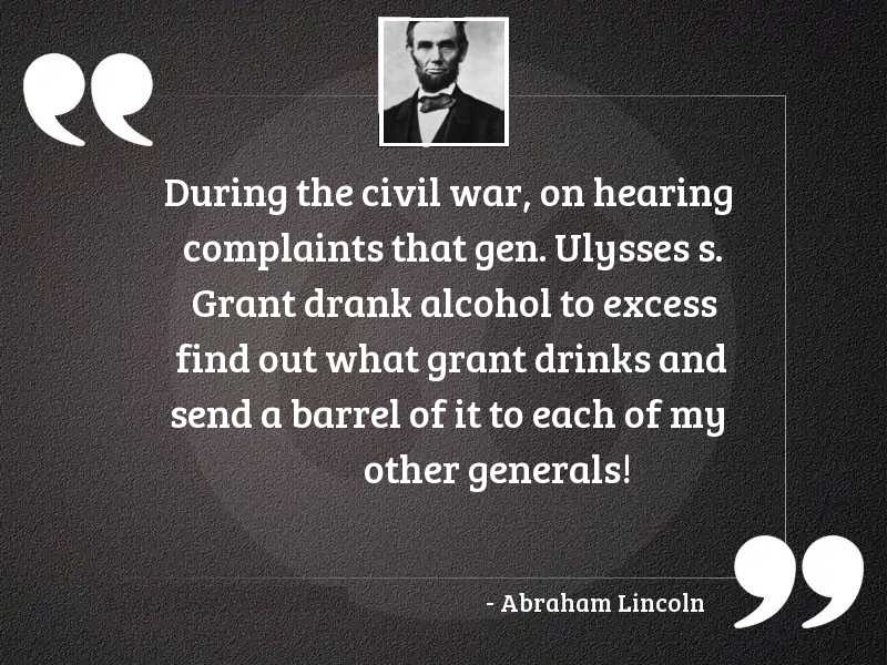 Abraham Lincoln Quotes about Civil War