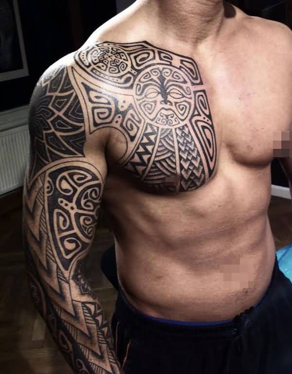 Beautiful African Tribal Tattoo Design