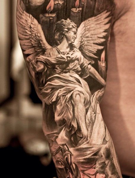 Beautiful Angel Tattoo Design