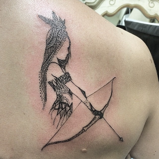Beautiful Arrow Tattoo Design