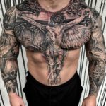 Beautiful Chest Tattoo Design For Men