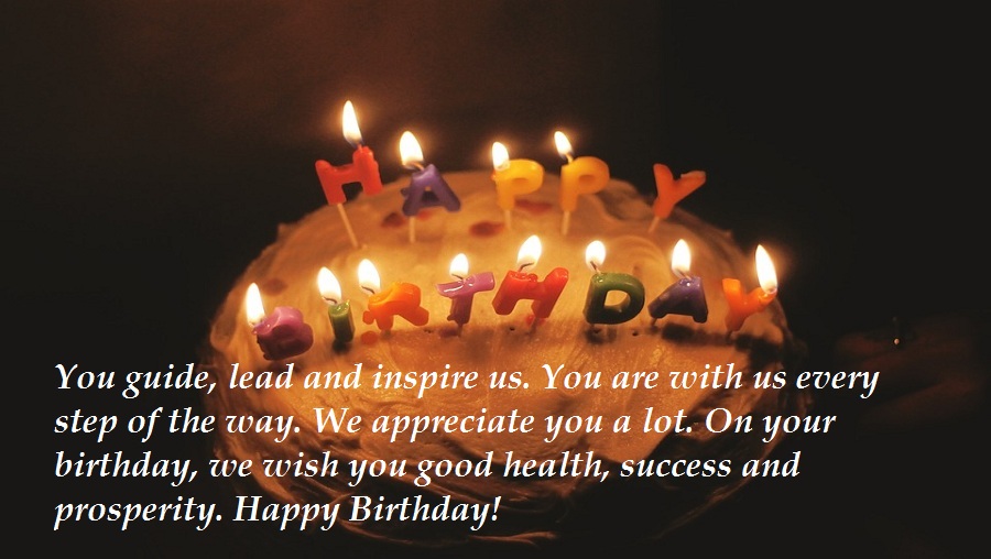 Best Birthday Message For Boss