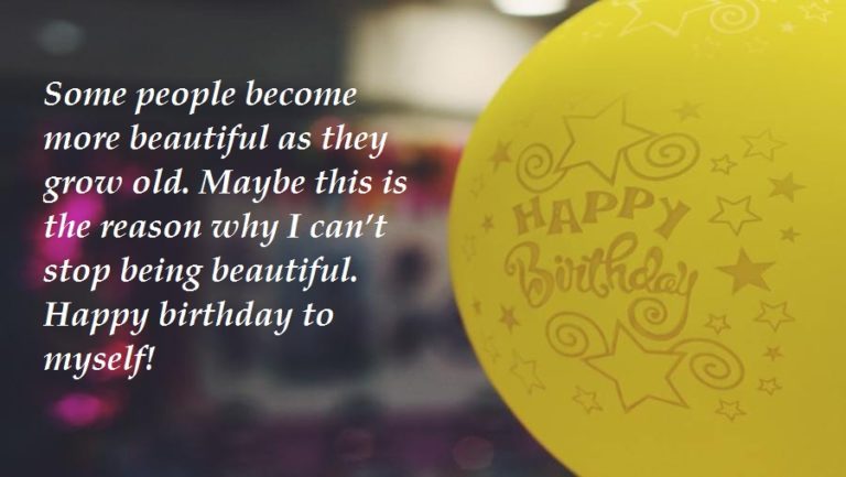 Birthday Messages For Myself
