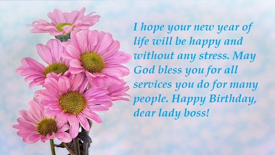 Birthday Wishes For Best Female Boss