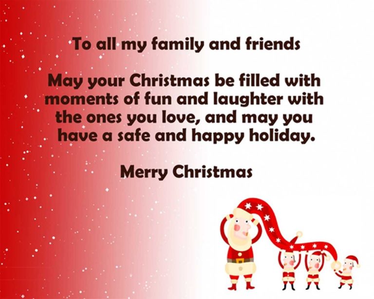 17 Top Christmas Message For Family