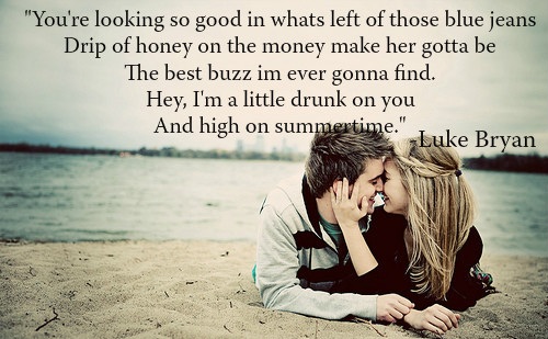 Romantic song quotes for him