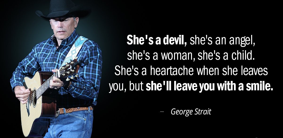 17 Country Love Song Quotes by George Strait – VitalCute