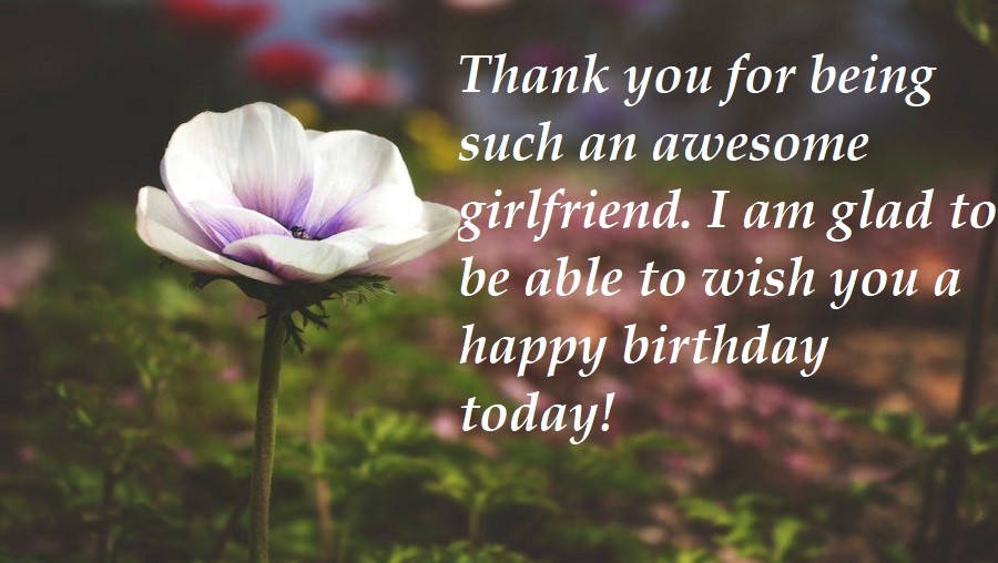20 Cute Birthday Wishes For Girlfriend