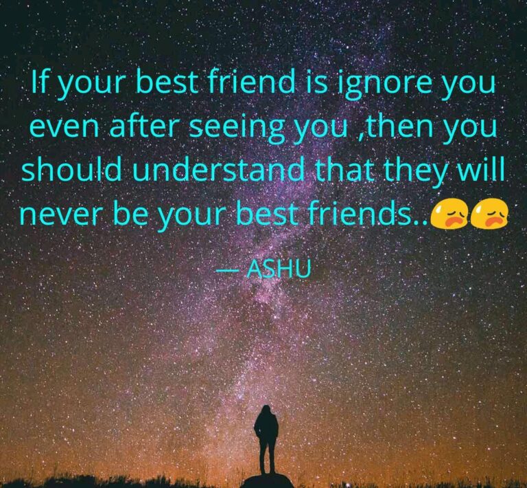 Friends Ignore Quotes