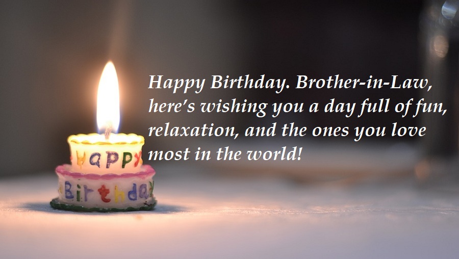 Happy Birthday Brother In Law Messages