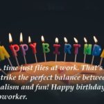 Happy Birthday Messages For Co-worker