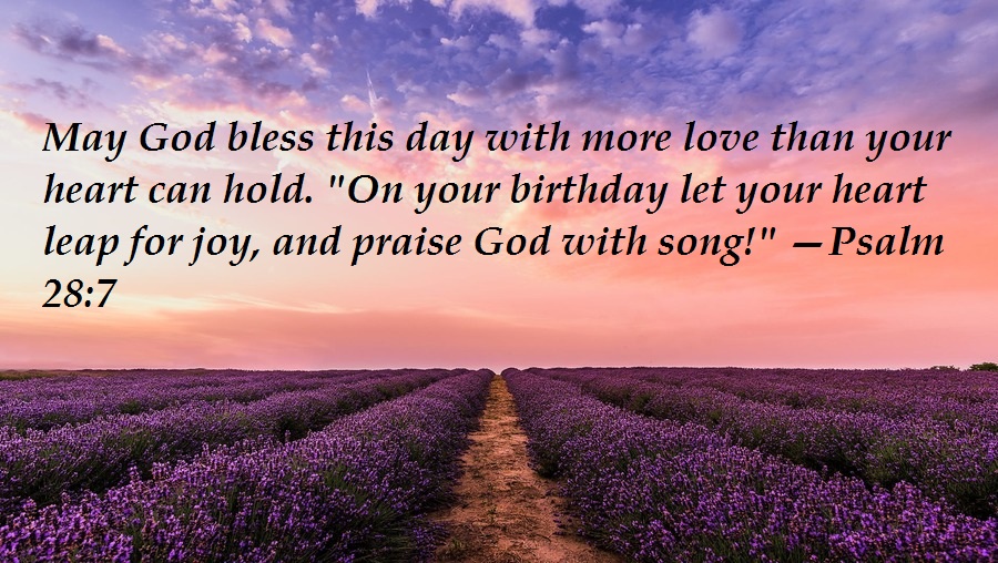 20 Inspirational Bible Quotes For Birthday