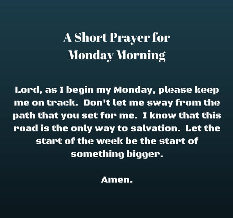 Beautiful Monday Prayer