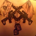 Cool Army Tattoo Design