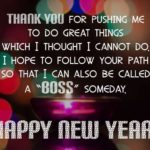 New Year Wishes To Boss