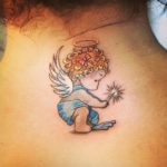 20 Small Angel Tattoo Design