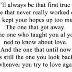 Your First Love Quotes Tumblr